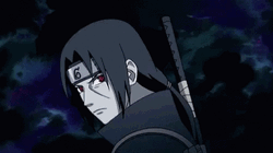 Itachi Uchiha Menacing Look GIF