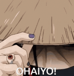 Itachi Uchiha Raising Hat GIF