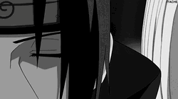 Itachi Uchiha Transforming Eyes GIF