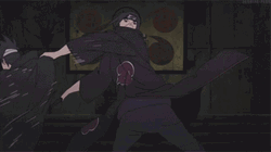 Itachi Vs Sasuke Anime Fight GIF