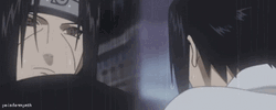 Itachi Vs Sasuke Mad Look GIF