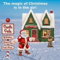 Its A Christmas Miracle Santa Claus Rudolph GIF