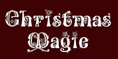 Its A Christmas Miracle Sparkling Text GIF