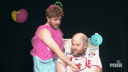 Its A Man Baby Acting Weird GIF