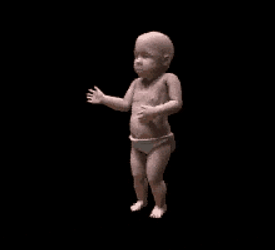 Its A Man Baby Just Vibing Around GIF