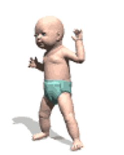 Its A Man Baby Kick Boxing GIF