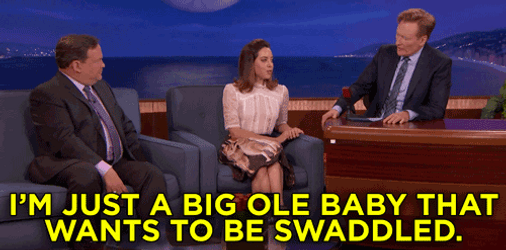 Its A Man Baby Wants To Be Swaddled GIF