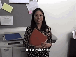 Its A Miracle Female Employee With Eyeglasses GIF