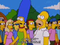 Its A Miracle Marge And Homer Simpsons GIF
