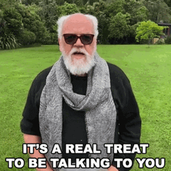 Its A Real Treat To Be Talking To You GIF