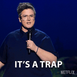Its A Trap Hannah Gadsby GIF