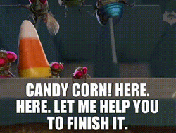 Its Candy Corn Chubby Caterpillar Bugs Life GIF
