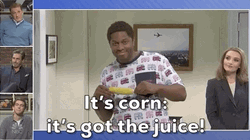 Its Corn Black Chubby Guy Eating Missing Tooth GIF