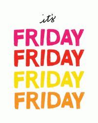 Its Friday Meme Logo GIF