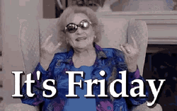 Its Friday Rock Betty White GIF