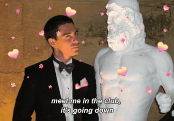 Its Going Down Floating Hearts GIF