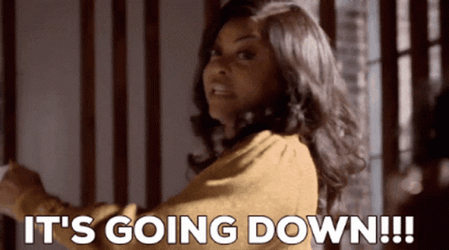 Its Going Down Frantic Taraji Henson GIF