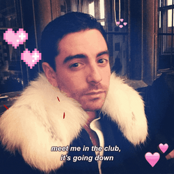 Its Going Down Handsome Man Furry Coat GIF