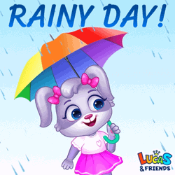 Its Gonna Rain Lucas And Friends GIF