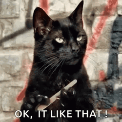 Its Like That Black Car Filing Its Claws GIF