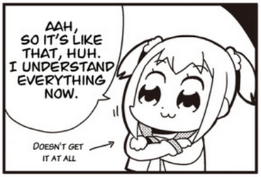 Its Like That Illustrated Little Girl GIF
