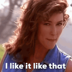 Its Like That Shania Twain Winking GIF