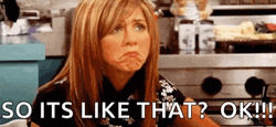 Its Like That Unbelieving Jennifer Aniston GIF