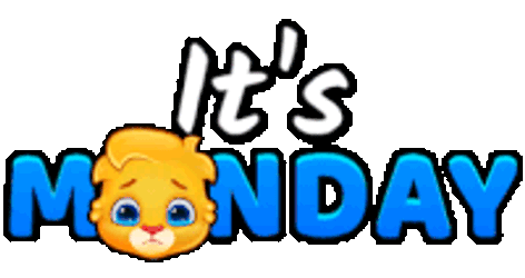 Its Monday Its Monday Again Sticker GIF