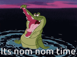 Its Nom Nom Time Cartoon Dinosaur GIF