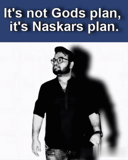 Its Not Gods Plan Its Naskars Plan GIF