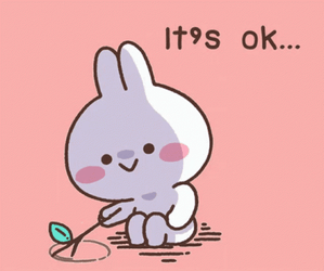 Its Okay White Rabbit GIF