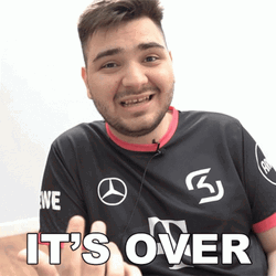 Its Over Gesture Boy In Black GIF