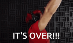 Its Over Man Spinning Around GIF