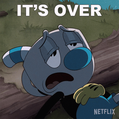 Its Over Mugman GIF