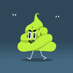 Its Poop Again Walking GIF