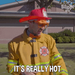 Its So Hot Blippi GIF