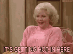 Its So Hot Rose Nylund GIF