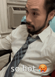 Its So Hot Sweaty Man GIF