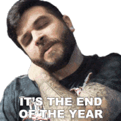 Its The End Of The Year Andrew Baena Sticker GIF