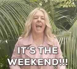 Its The Weekend Katie Brinkley Excited For Weekend GIF