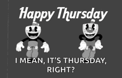 Its Thursday Cuphead Dance GIF