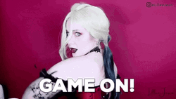 Its Time To Play The Game Harley Hair GIF