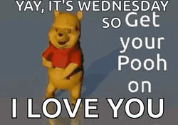 Its Wednesday Dancing Winnie The Pooh GIF