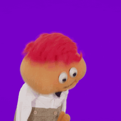 Its Wednesday Excited Gerbert Puppet  GIF