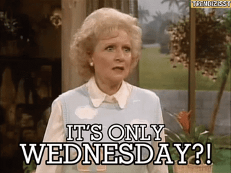 Its Wednesday Only Betty White GIF