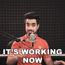 Its Working Now Unmesh Dinda GIF
