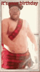 Its Your Birthday Guy Shaking His Body GIF