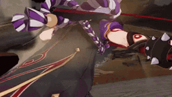 Itto Unveiling Powers Genshin Impact GIF