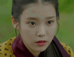 IU Cute Pouting Scarlet Heart GIF