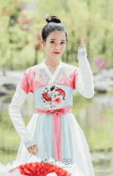 Iu Korean Handbok Dress Scarlet Heart